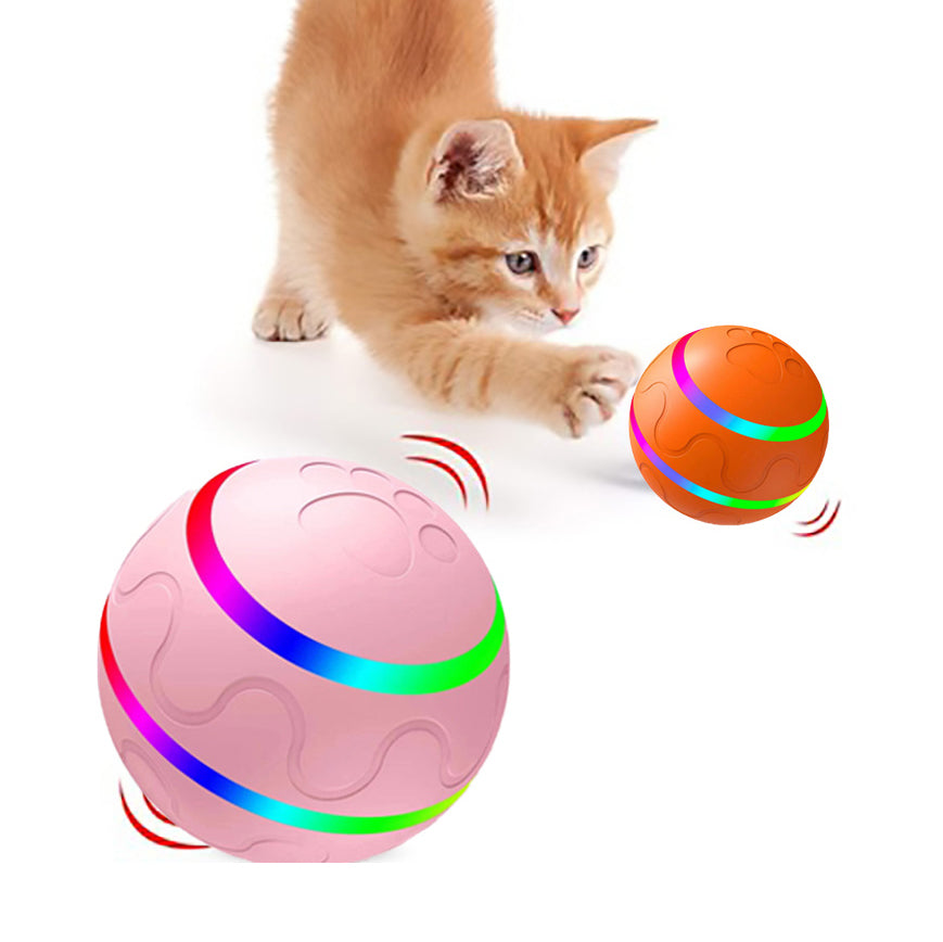 Pet Cat Wicked Ball Toy Intelligent Automatic Rotation Ball